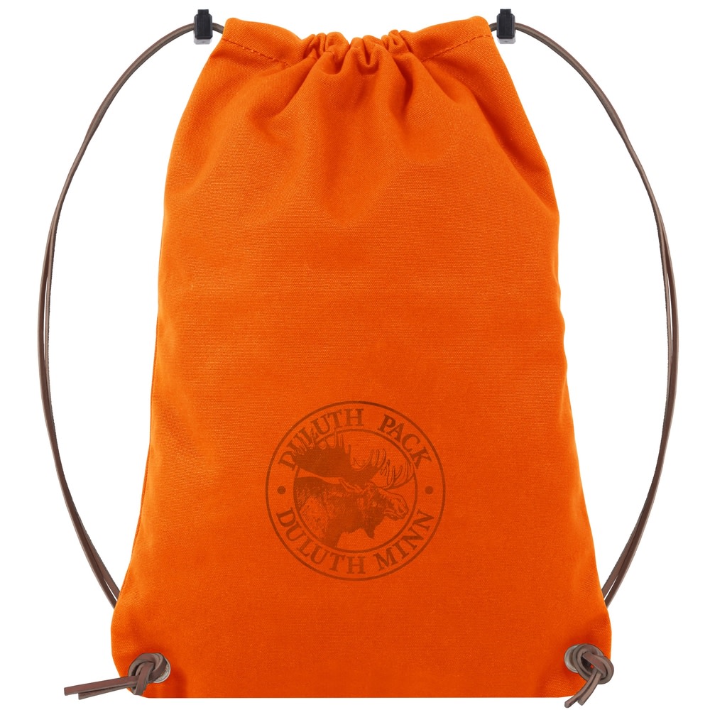 Duluth Pack Drawstring Backpack – Hunters Orange - Ascmtools
