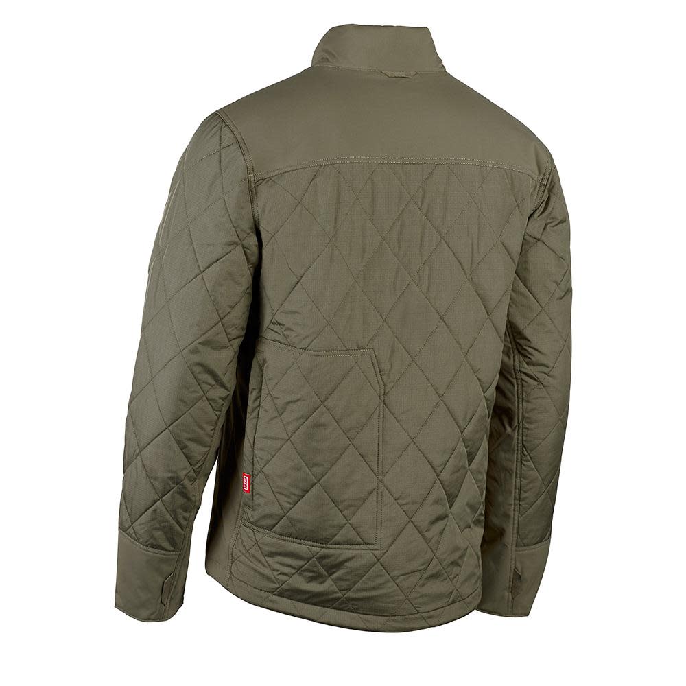 Milwaukee M12 Heated AXIS Jacket Kit XL Olive Green - Ascmtools