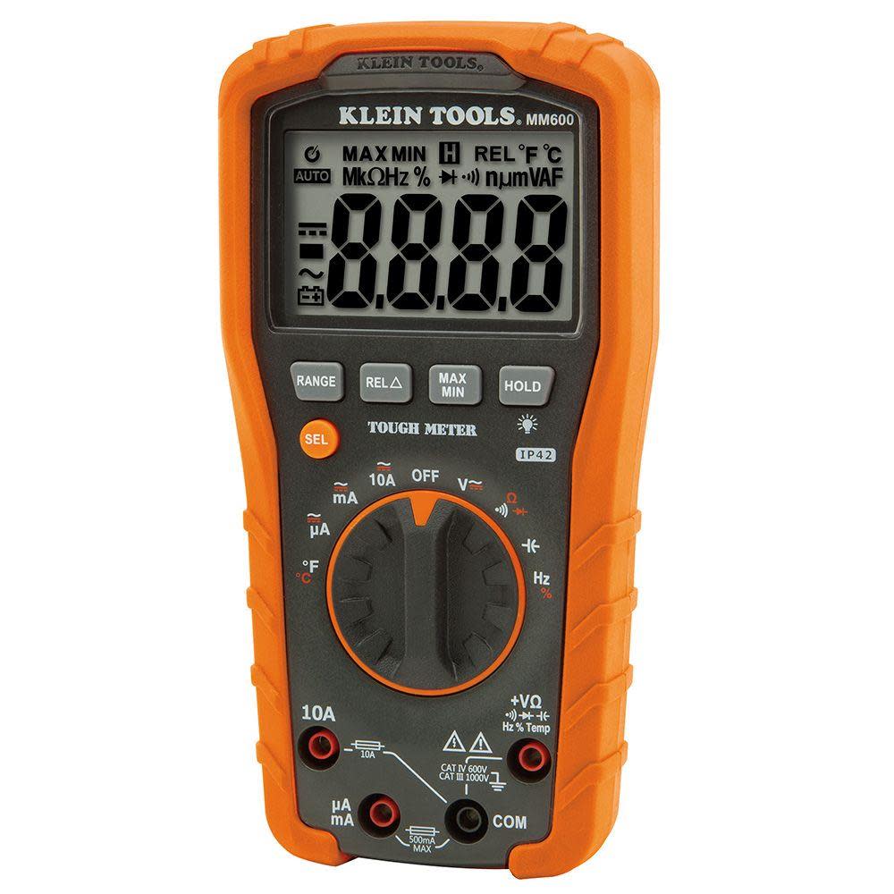 Klein Tools Digital Multimeter Auto-Range 1000V - Ascmtools