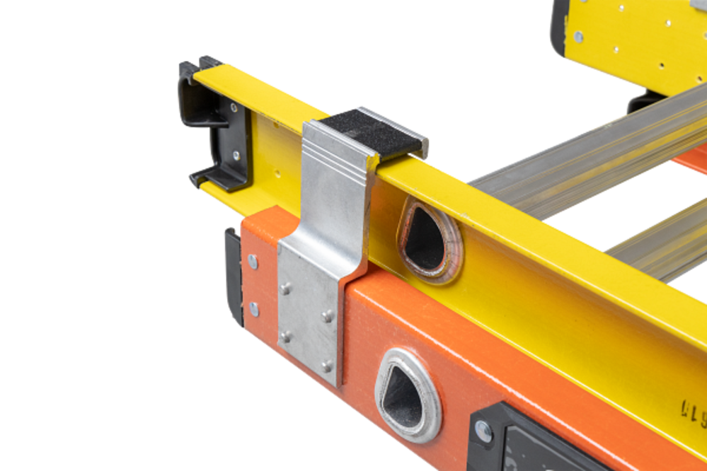 Werner Glidesafe Extension Ladder Fiberglass Tri Rung Type IA 24′ - Ascmtools
