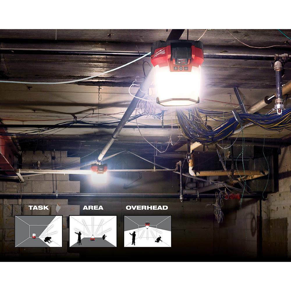 Milwaukee M18 RADIUS LED Compact Site Lightwith ONE-KEY - Ascmtools