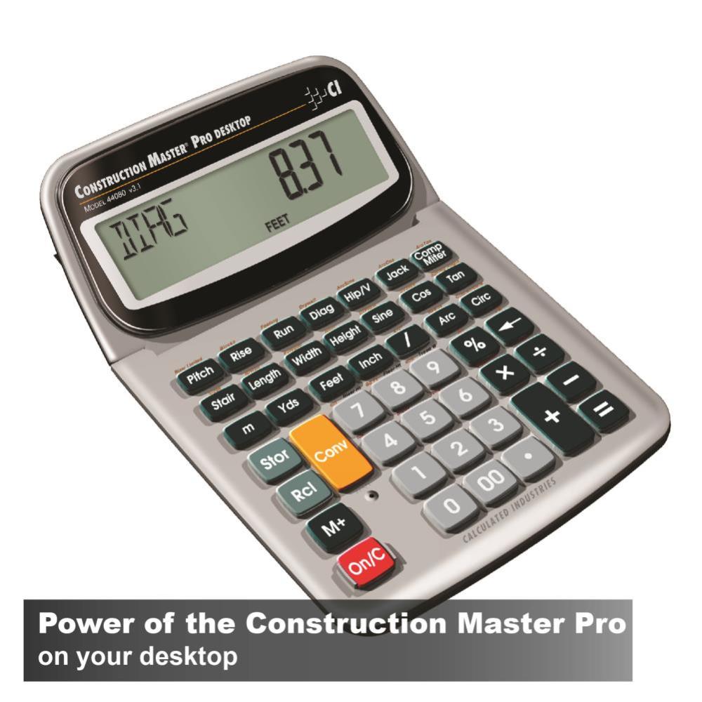 Calculated Industries CM Pro DT Construction Math Calculator - Ascmtools