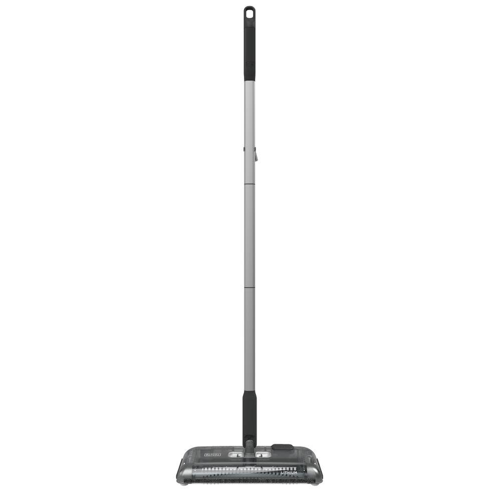 Black and Decker Lithium Floor Sweeper Grey - Ascmtools