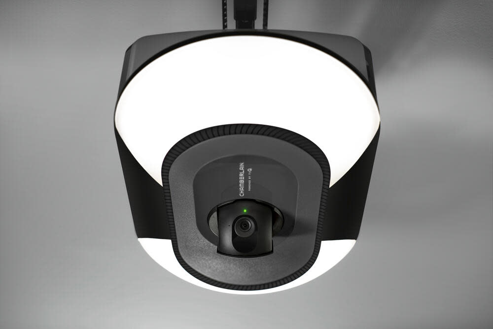 Chamberlain 1 1/4 HP Camera LED Wi Fi Belt Drive Opener with Battery Backup - Ascmtools