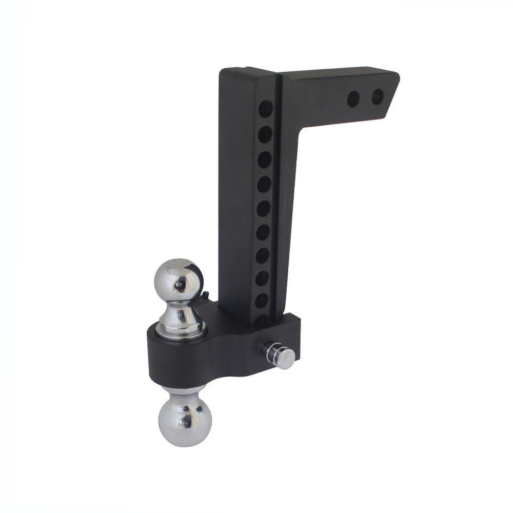 Trailer Valet Blackout 8000 lbs & 10000 lbs Capacity Adjustable Drop Hitch 2″ & 2 5/16″ Ball - Ascmtools