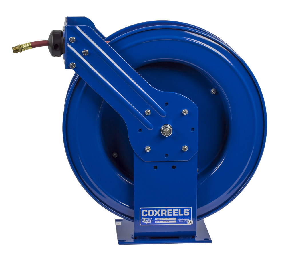 Coxreels Hose Reel Supreme Duty Spring Rewind for Air/Water 1/2″ ID 50′ 300 PSI - Ascmtools