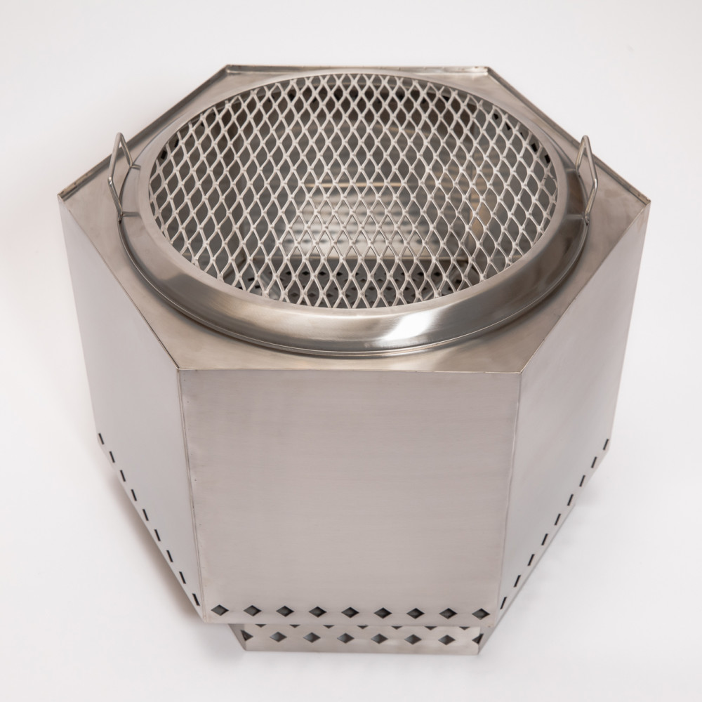 Dragonfire Firepit Bundle Smokeless Stainless Steel 23.5″ - Ascmtools