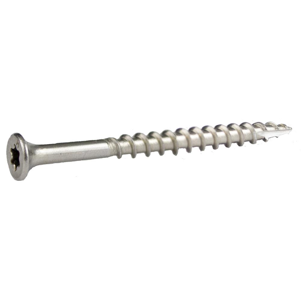 Grip Rite PrimeGuard Max 1-Lb Box #10 x 2.5-in Countersinking-Head Stainless Steel Star-Drive Deck Screws - Ascmtools