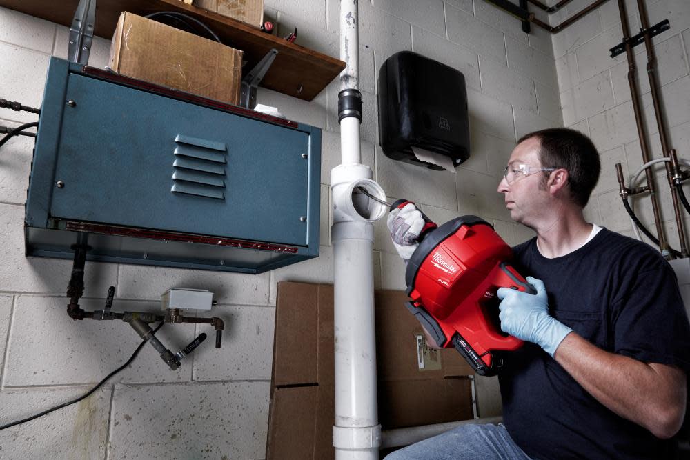 Milwaukee M18 FUEL Drain Snake with Cable-Drive-A - Ascmtools