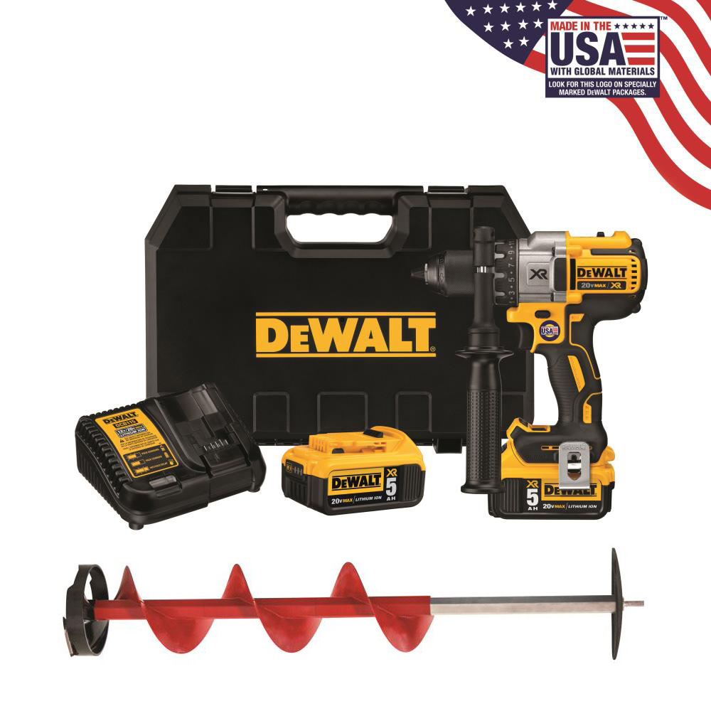 Eskimo 6″ Ice Auger with DEWALT 20v MAX Drill Kit - Ascmtools