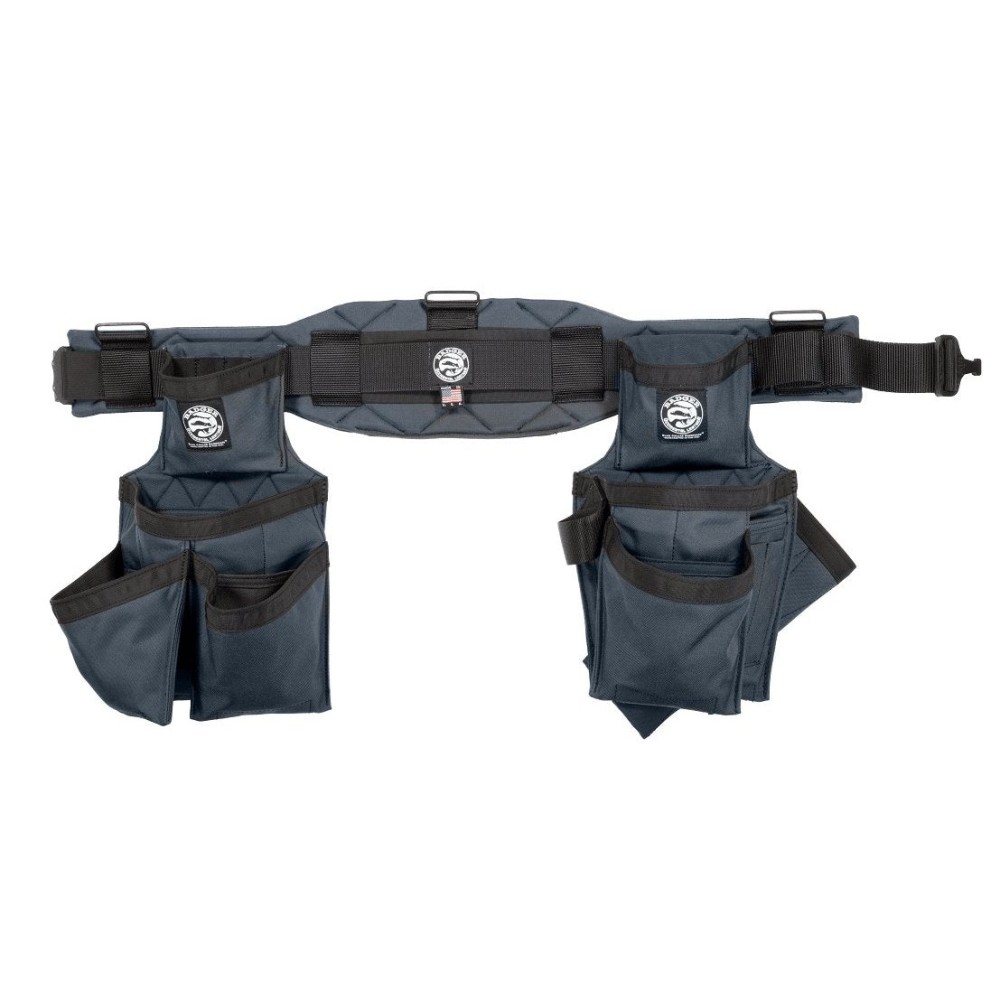 Occidental Leather Badger Carpenter Toolbelt Set Gunmetal Gray XL - Ascmtools