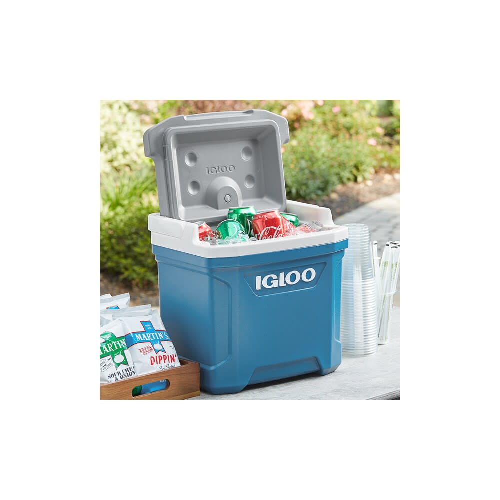 Igloo Latitude 16 Hard Cooler Indigo Blue/Meteorite 16qt - Ascmtools