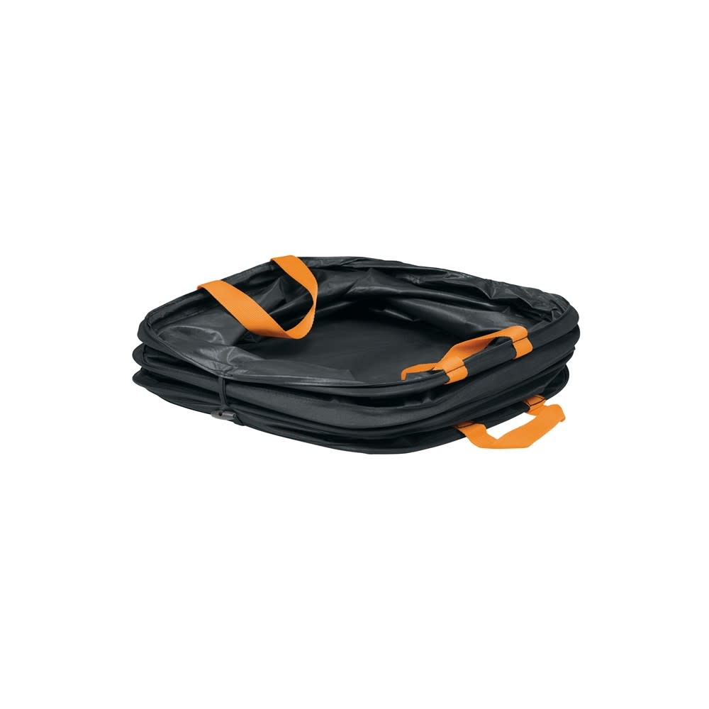 Fiskars 19 Gallon Black Square Collapsible Garden Bag - Ascmtools