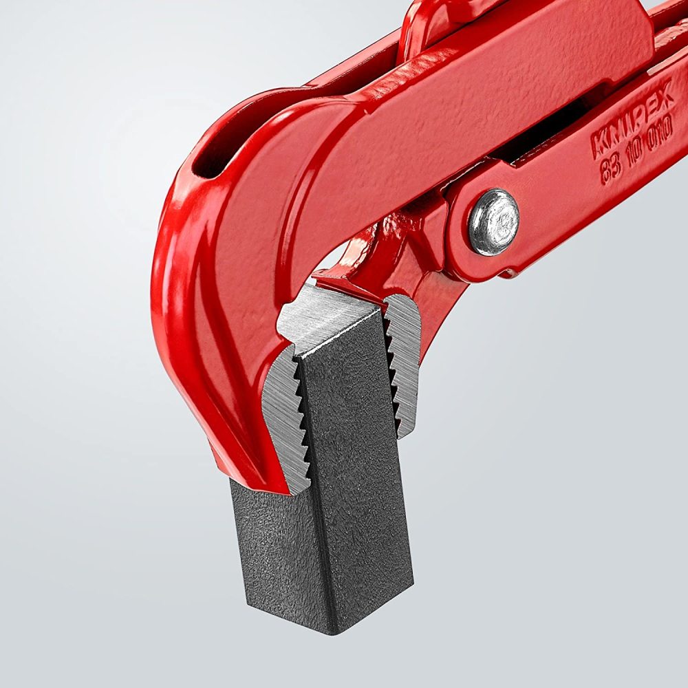 Knipex Pipe Wrench 90 Degree Angled 310 mm Swedish Pattern - Ascmtools
