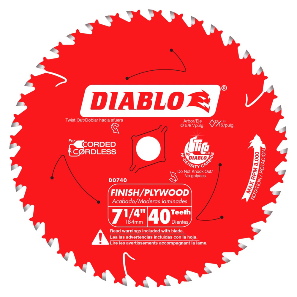 Diablo Tools Finish Saw Blade - Ascmtools