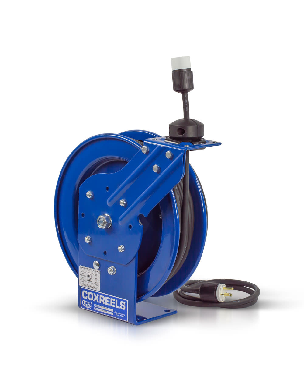 Coxreels 50ft Spring Driven Cord Reel Single Industrial Rec - Ascmtools