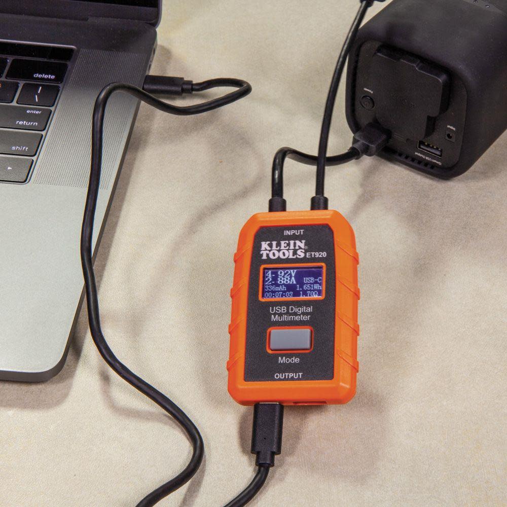 Klein Tools USB Digital Meter USB Type A and C - Ascmtools