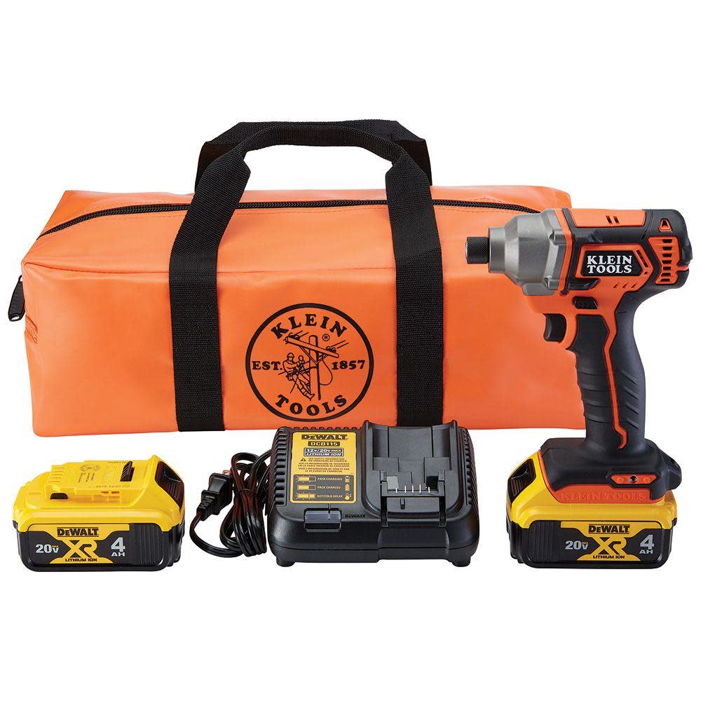 Klein Tools Compact Impact Driver Kit - Ascmtools