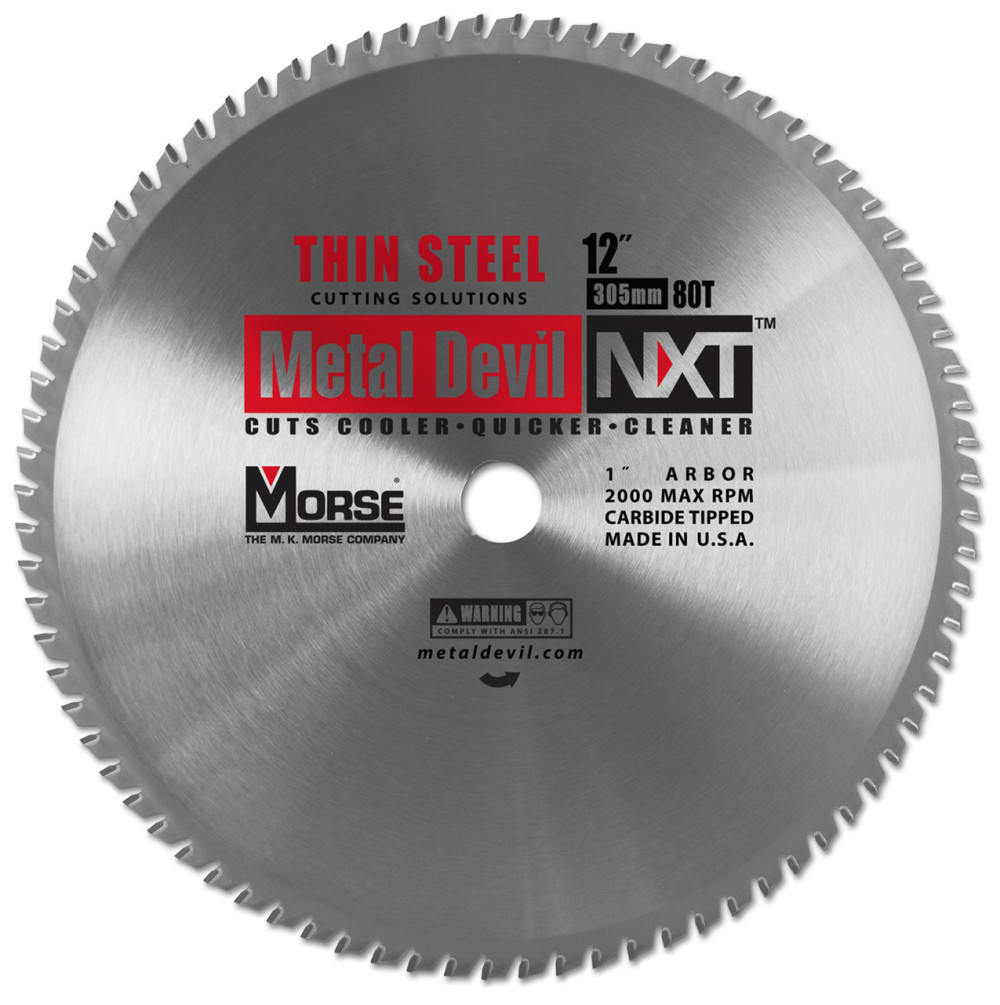 MK Morse Metal Devil NXT Circular Saw Blade 12″ Thin Steel - Ascmtools