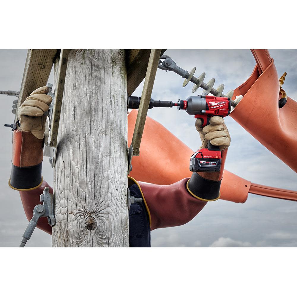 Milwaukee M18 FUEL ONE KEY 7/16″ Hex Utility High Torque Impact Wrench Bare Tool - Ascmtools