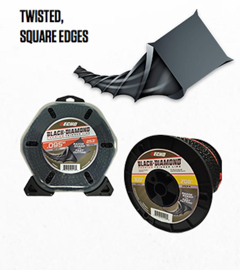 Echo Black Diamond Trimmer Line – 3 lb Spool – .105 In. - Ascmtools