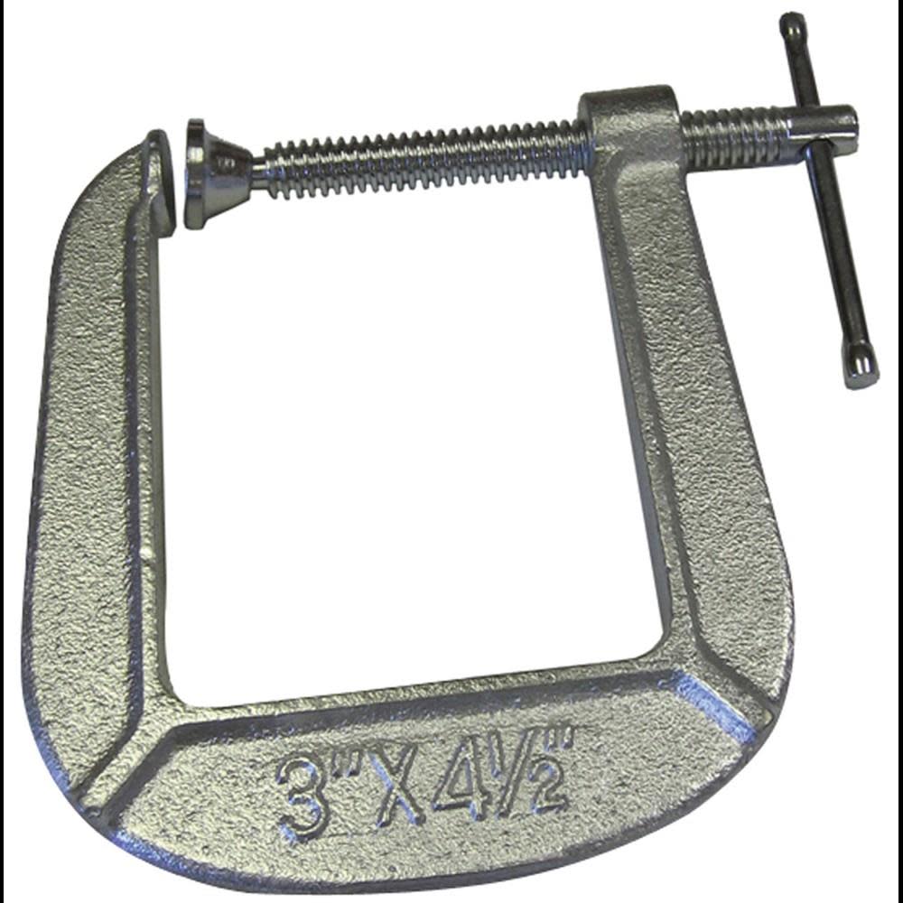 Bessey Drop Forged C-clamp 3 Inch Capacity 4-1/2 Inch Throat - Ascmtools