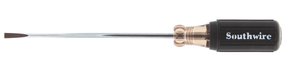 Southwire 3/16″ Cabinet Tip Screwdriver with 6″ Round Shank - Ascmtools