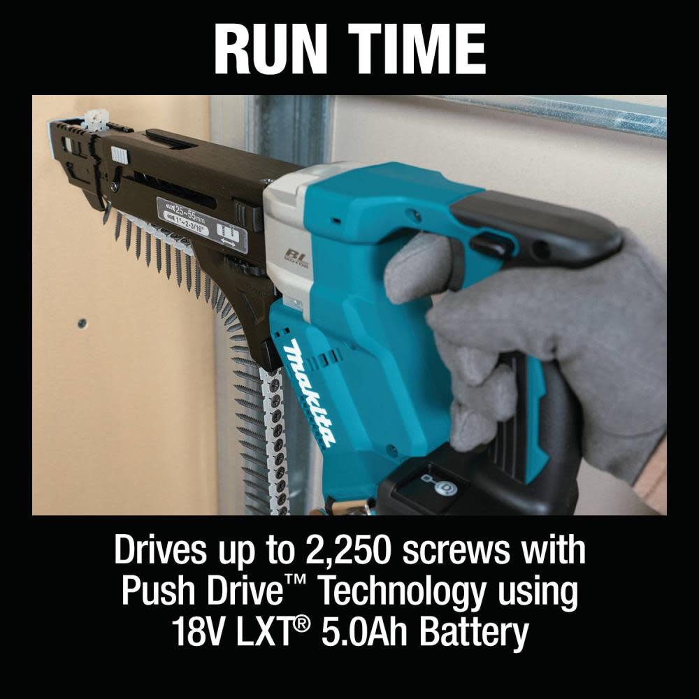 Makita 18V LXT 6000 RPM Autofeed Screwdriver Bare Tool - Ascmtools
