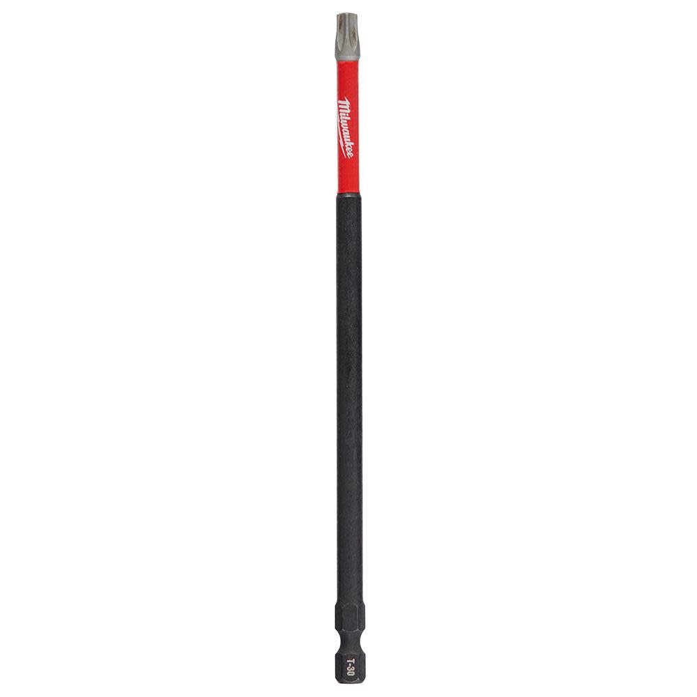 Milwaukee SHOCKWAVE 6 in. Impact Torx T30 Impact Driver Bit 10PK - Ascmtools