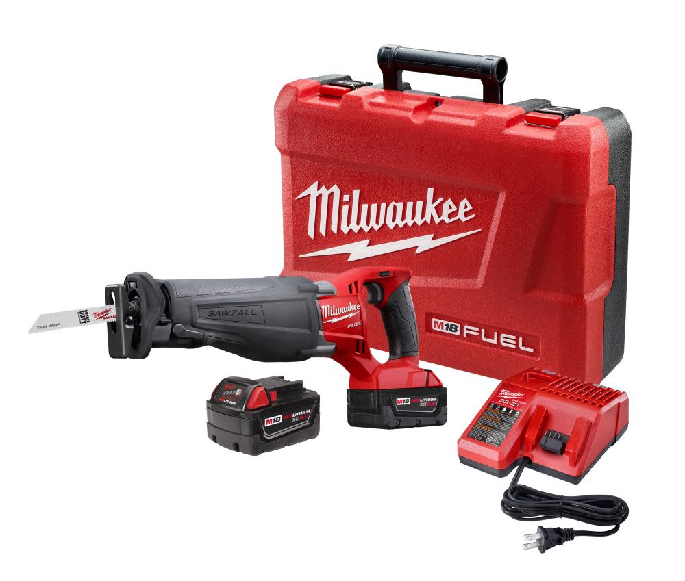 Milwaukee M18 FUEL SAWZALL Reciprocating Saw Kit - Ascmtools