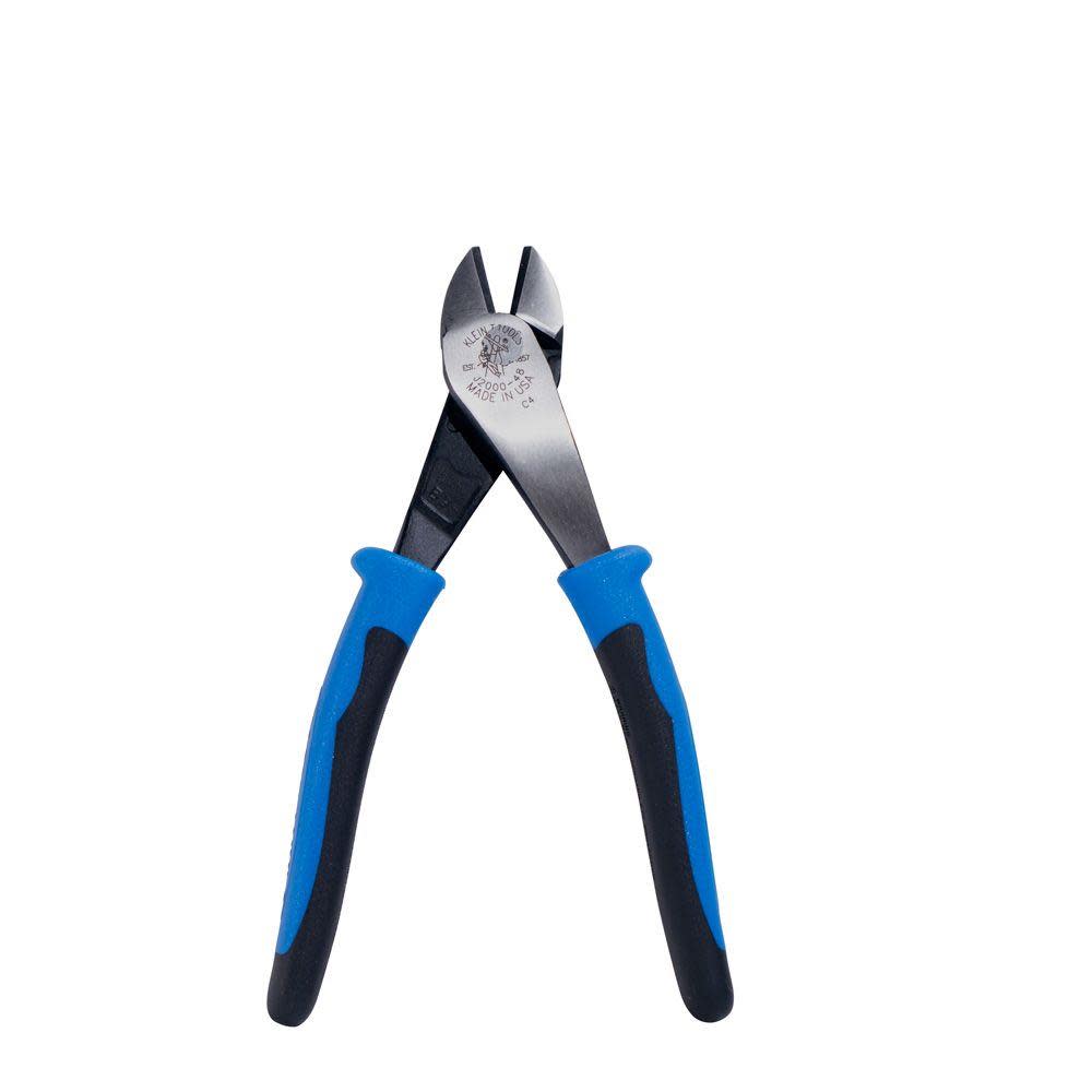 Klein Tools 8” Journeyman High-Leverage Diagonal-Cutting Angle Head Pliers - Ascmtools