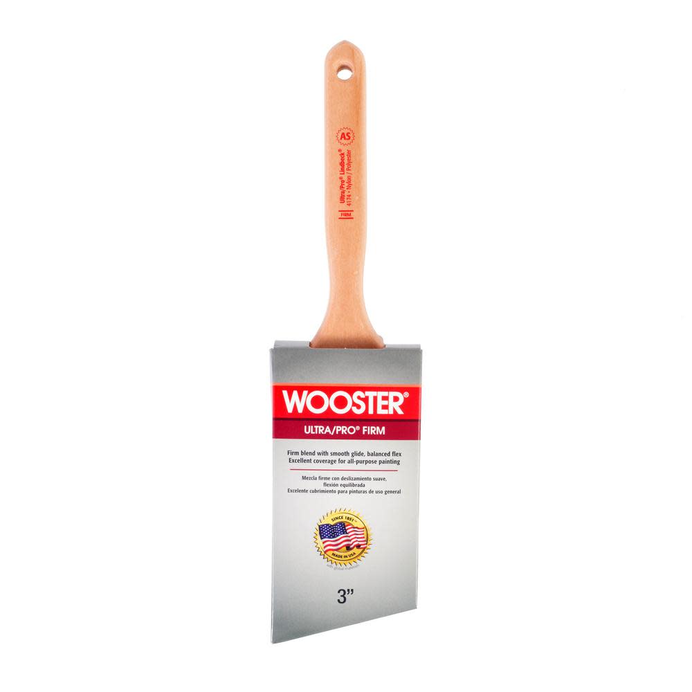 Wooster 3″ Ultra/Pro Firm Lindbeck Angle Sash Nylon/Polyester Paintbrush - Ascmtools