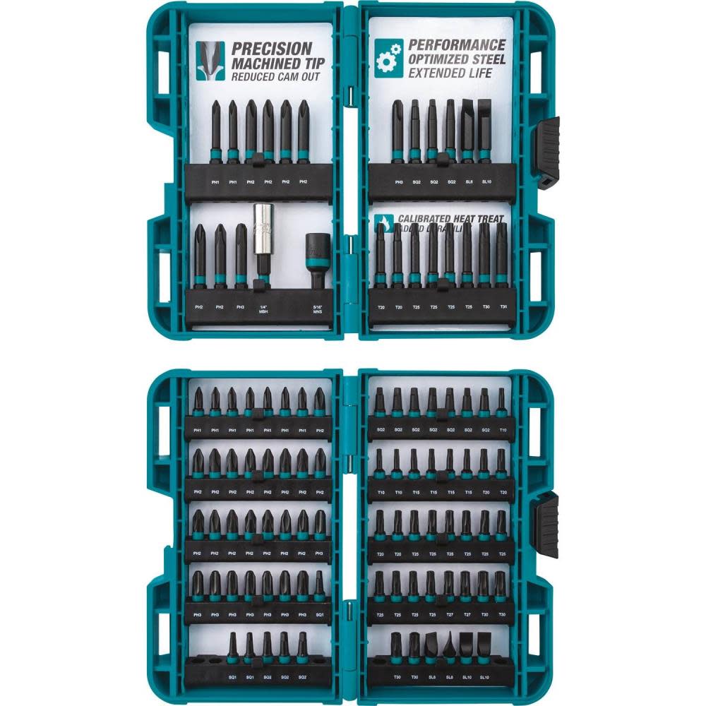 Makita ImpactX 100 pc. Driver Bit Set - Ascmtools