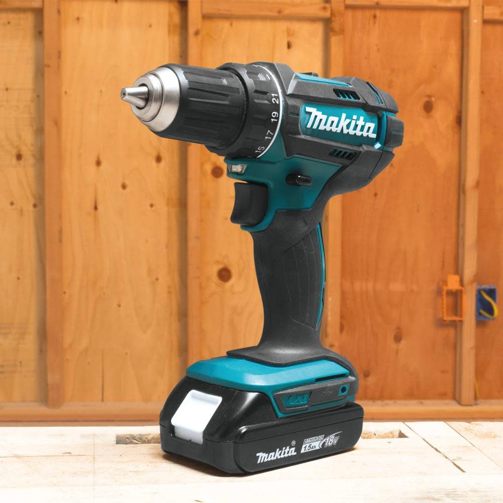 Makita 18V LXT Lithium-Ion Compact Cordless 1/2″ Driver-Drill Kit (1.5Ah) - Ascmtools