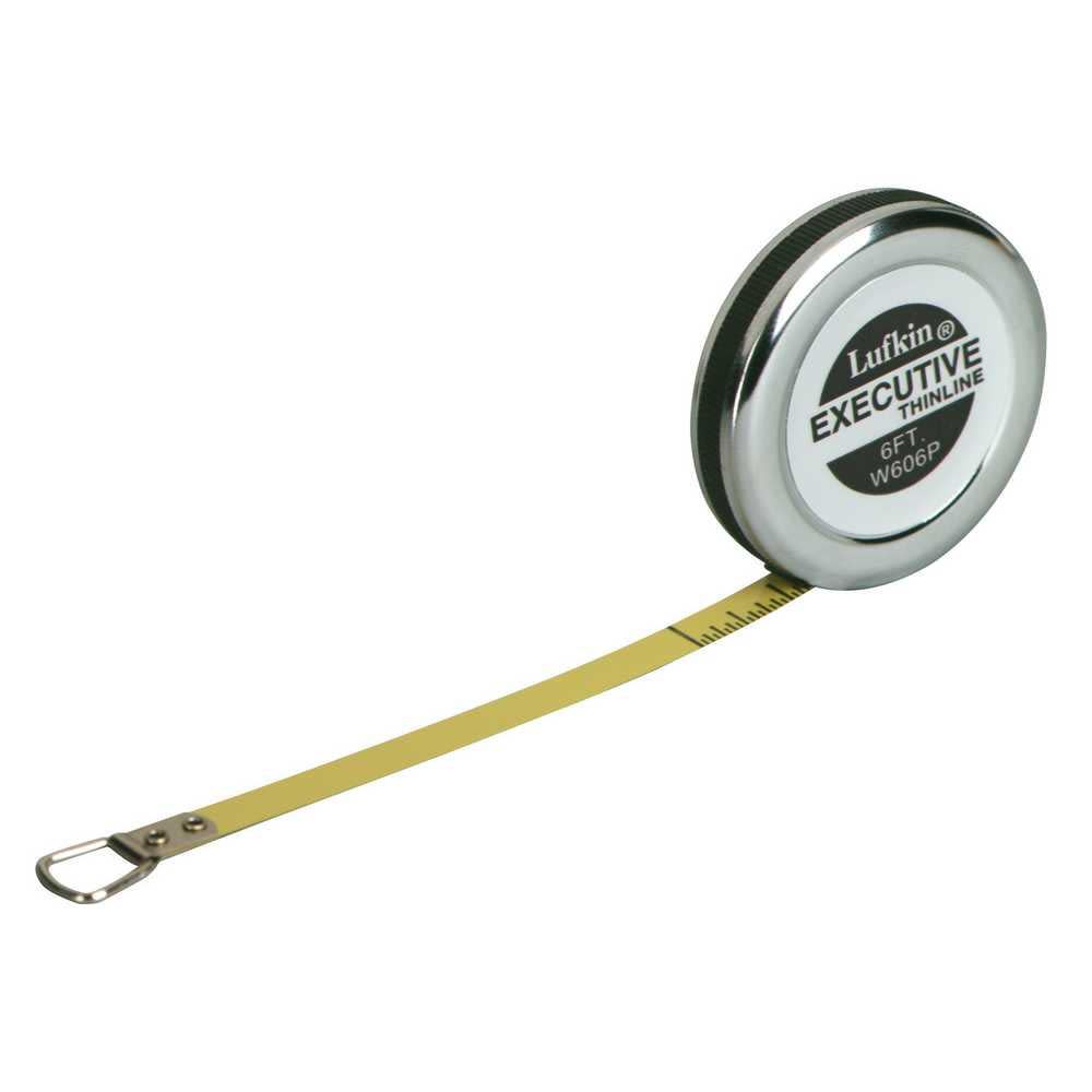Crescent Lufkin 6 mm x 2 m Executive Diameter Pocket Tape Measure - Ascmtools