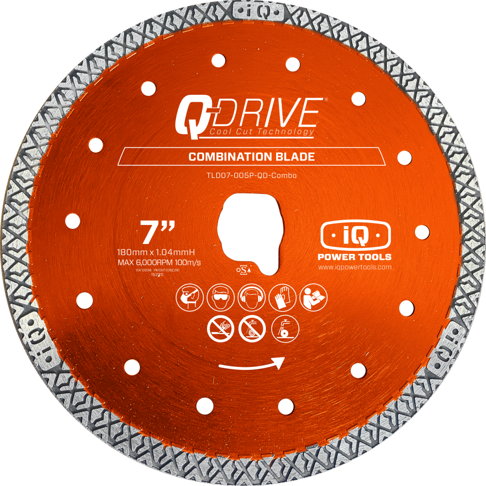 iQ Power Tools 7″ Q-DRIVE Combo Replacement Blade for iQ228CYCLONE - Ascmtools