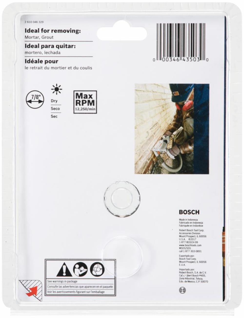 Bosch 5″ Standard Sandwich Tuckpointing Blade - Ascmtools