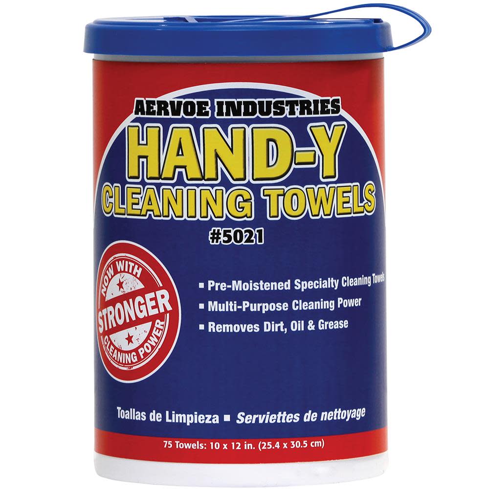 Aervoe Hand-y Waterless Cleaning Towel - Ascmtools