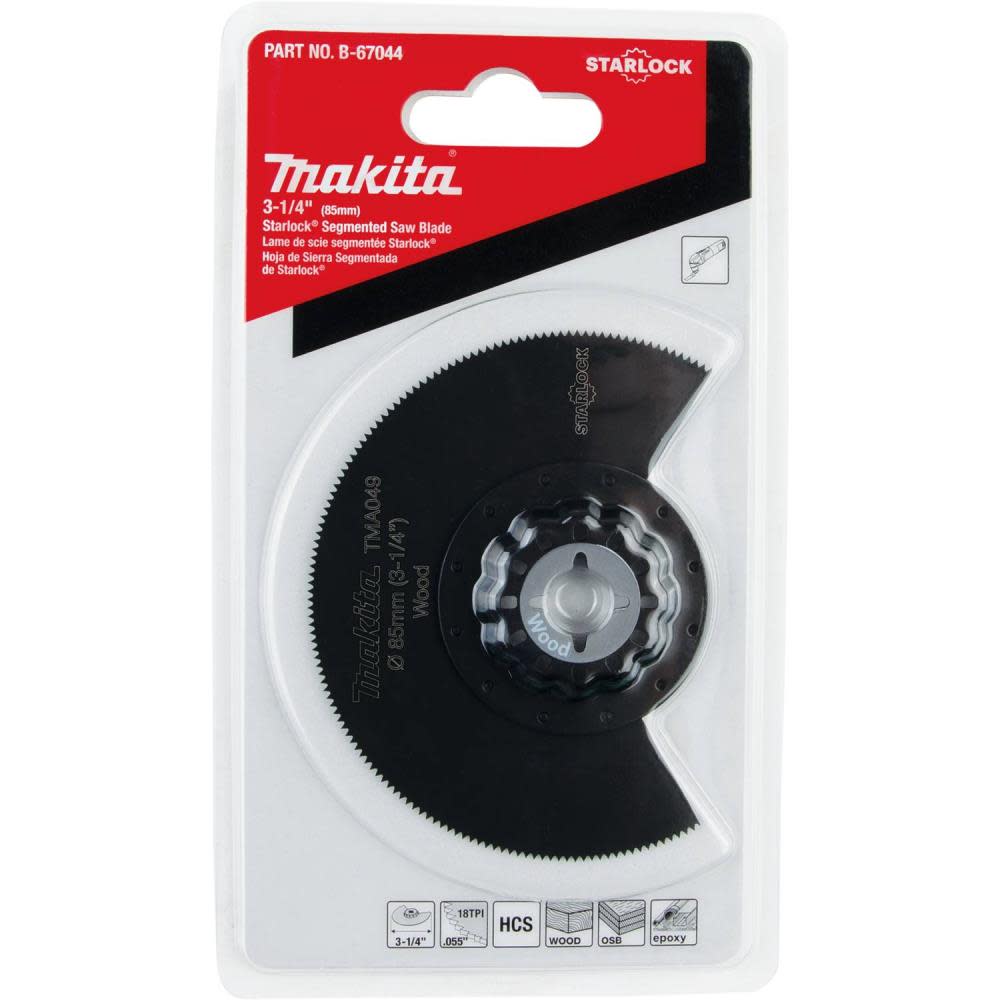 Makita 3-1/4″ Starlock Segmented Saw Blade - Ascmtools