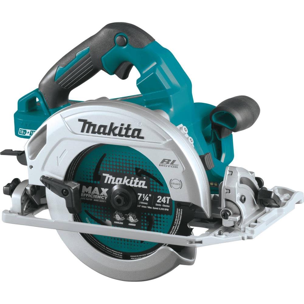 Makita 18V X2 LXT 36V 7 1/4 Circular Saw with Guide Rail Compatible Bare Tool - Ascmtools