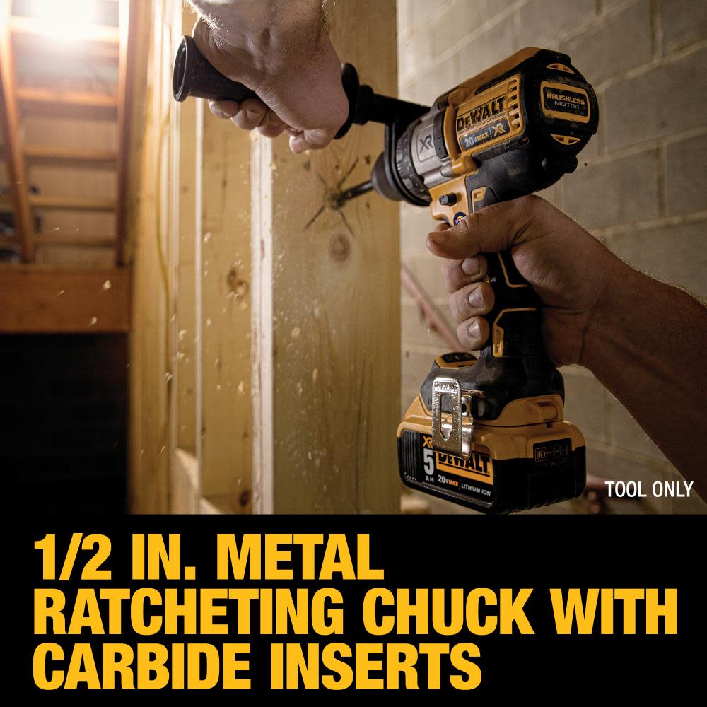 DEWALT DCD991B – 20V MAX XR LITHIUM ION BRUSHLESS 3-SPEED DRILL/DRIVER BARE TOOL - Ascmtools