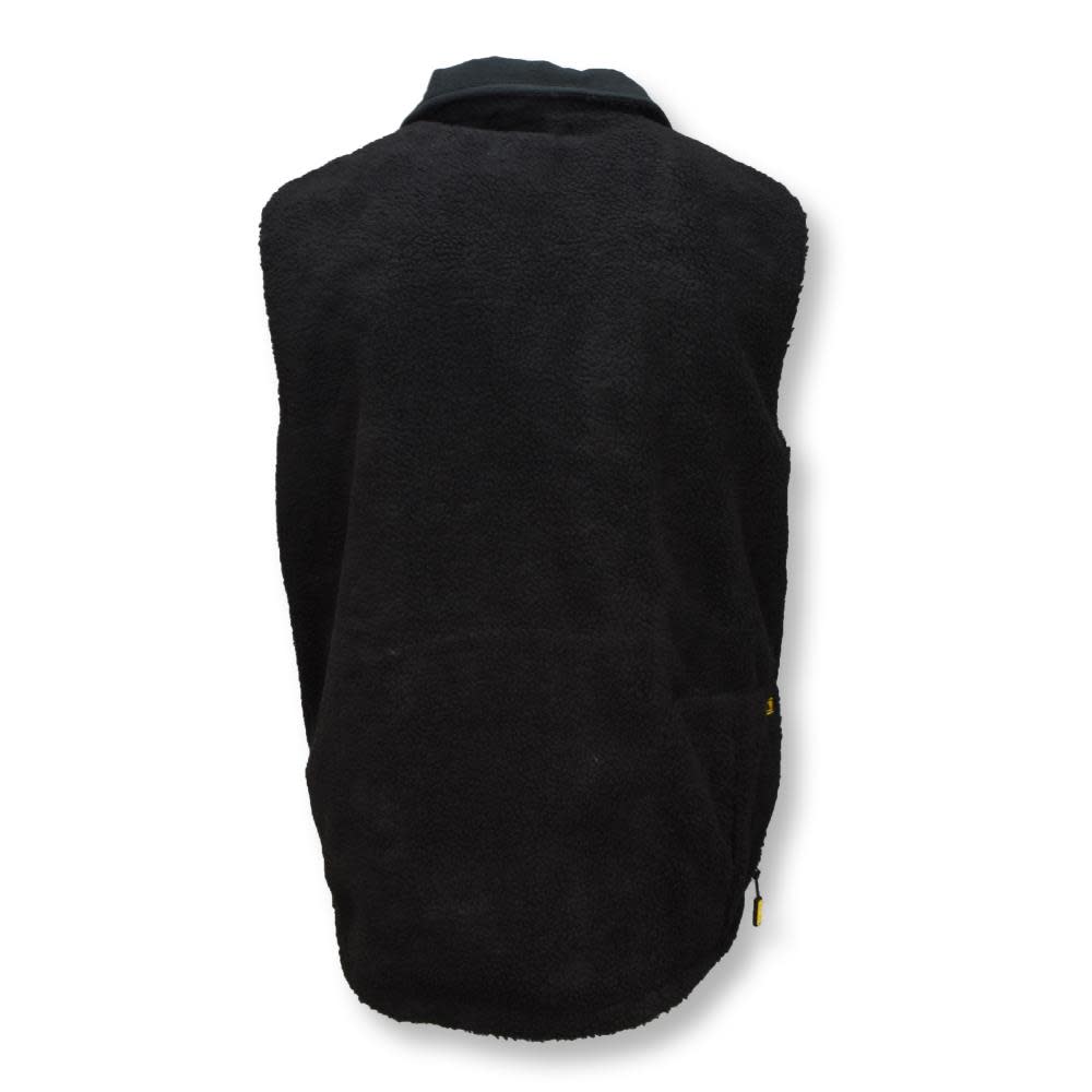 DEWALT Heated Kit Reversible Fleece Vest with Battery Black 2X - Ascmtools