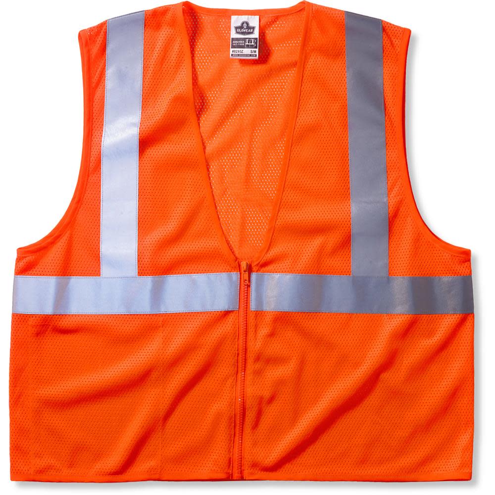 Ergodyne GloWear 8205Z Orange Class 2 Hi-Vis Vest – L/XL - Ascmtools