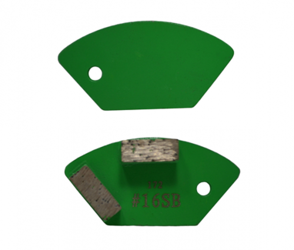 National Flooring Equipment Full Bar Diamond Insert – Metal Bond 16 Grit Soft - Ascmtools