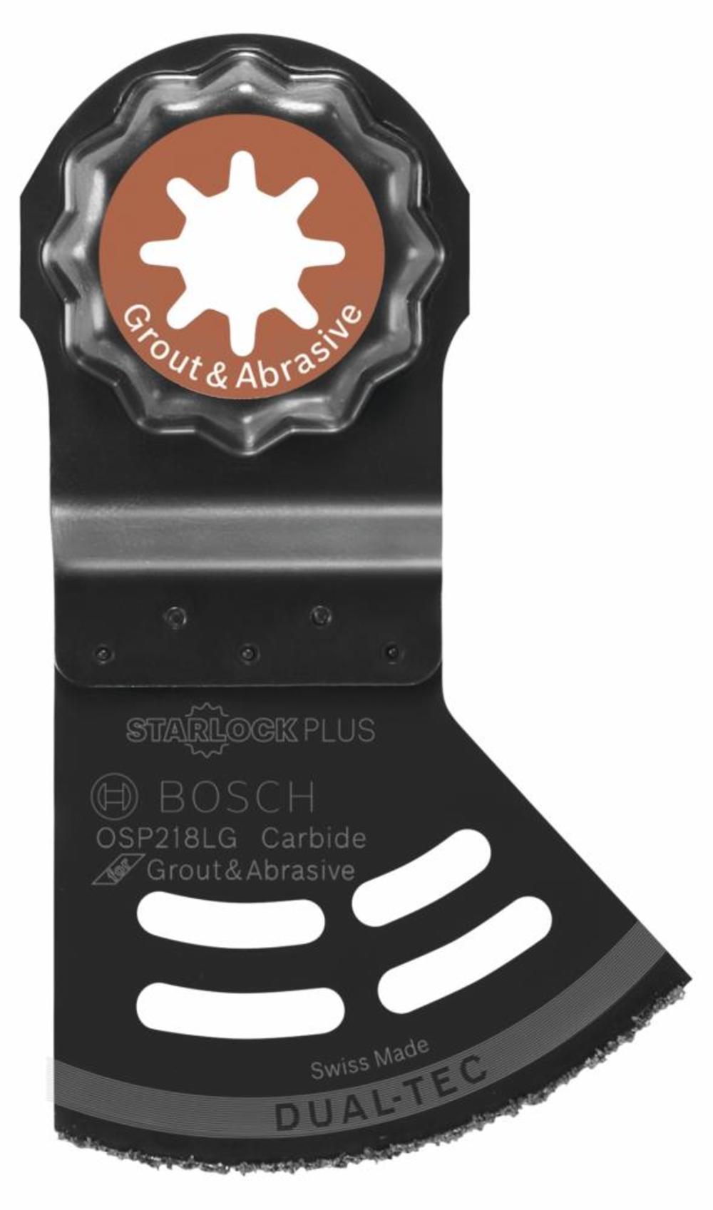 Bosch 2-1/8 In. StarlockPlus Oscillating Multi-Tool 2-in-1 Dual-Tec Grout and Abrasive Blade - Ascmtools