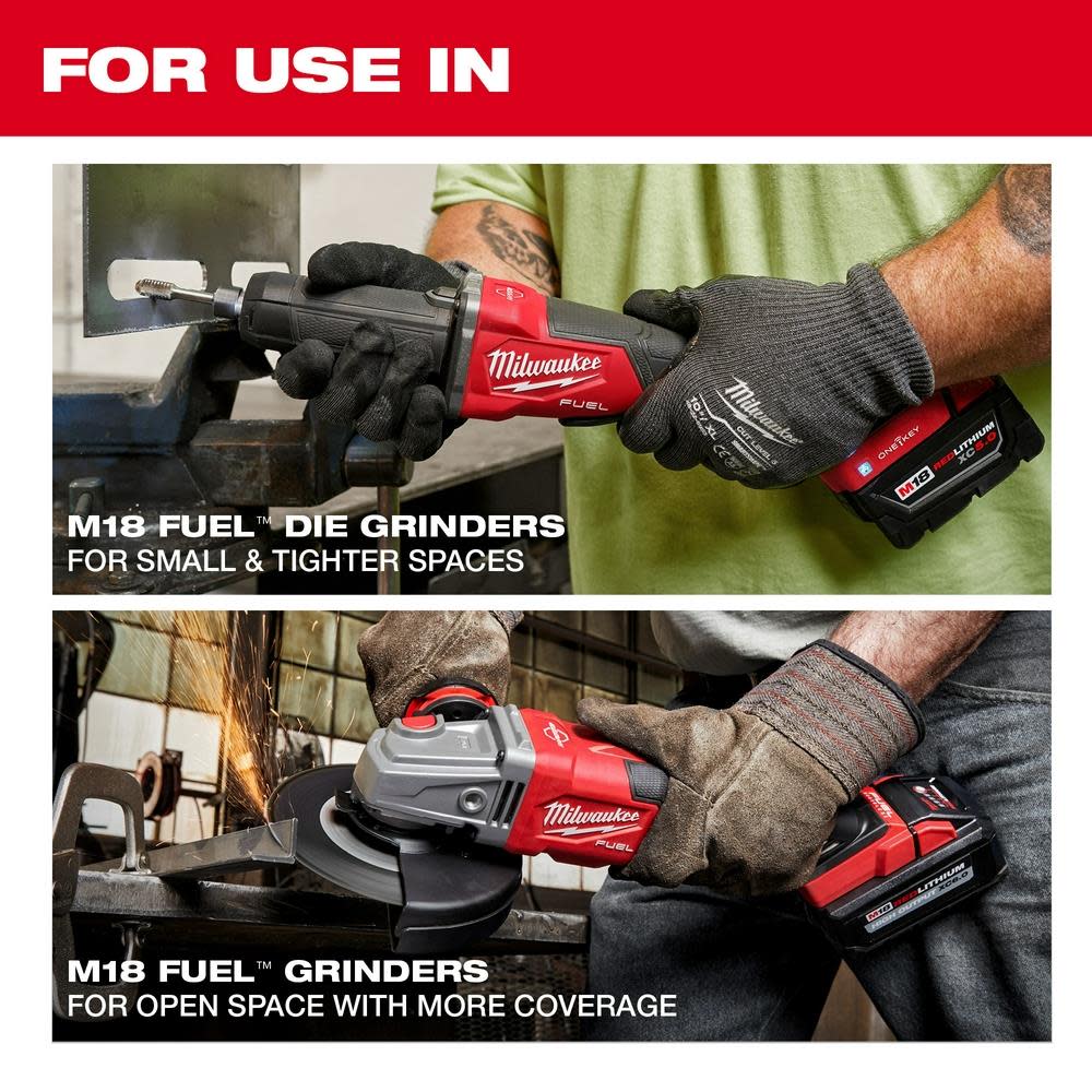 Milwaukee M18 FUEL Braking Die Grinder Paddle Switch Bare Tool - Ascmtools