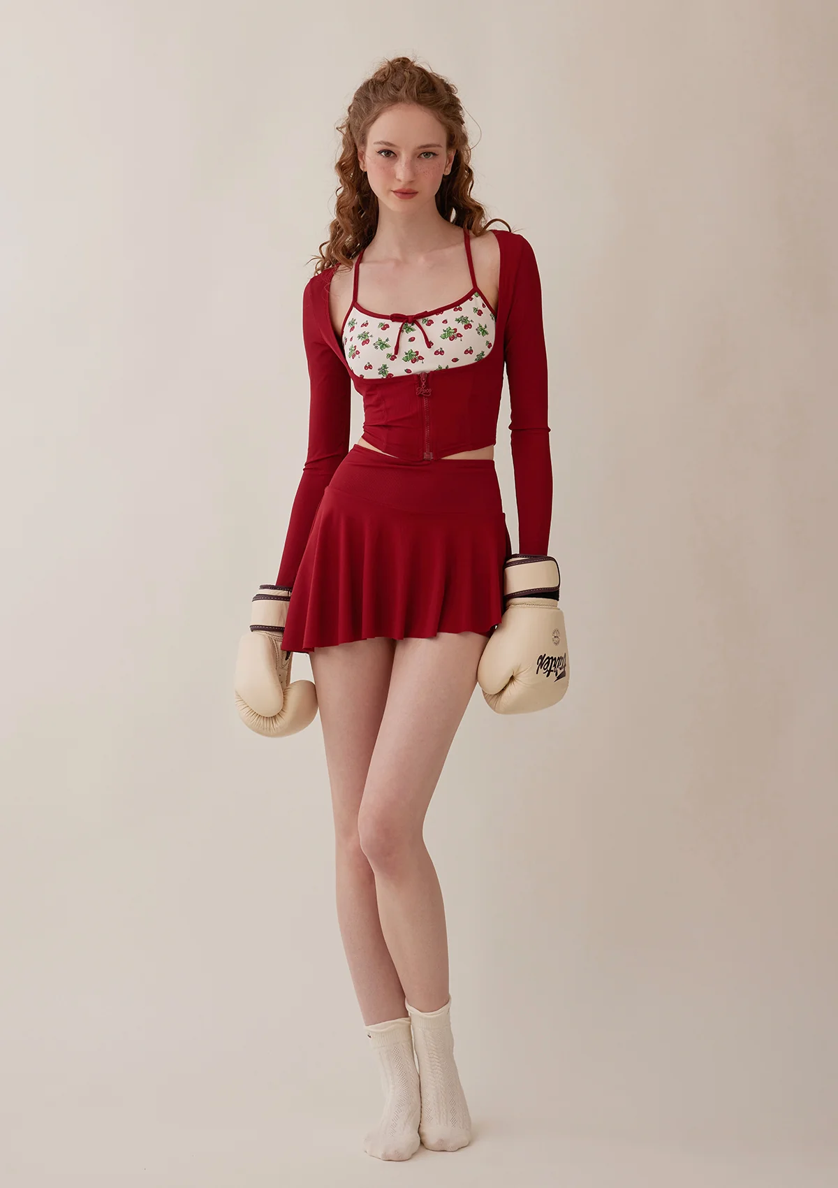 Vibrant Strawberry Sports Cardigan - Ascmtools