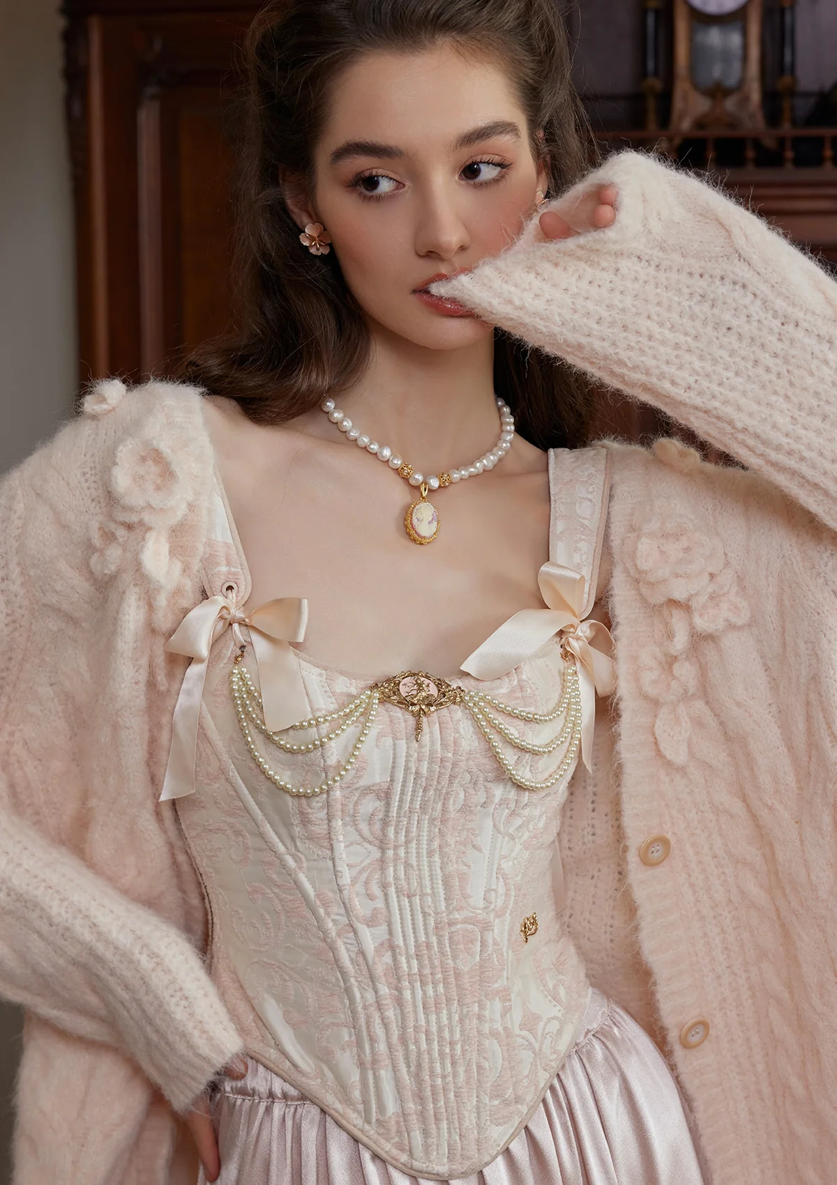 Semi-sweet Chiffon Knit Cardigan - Ascmtools