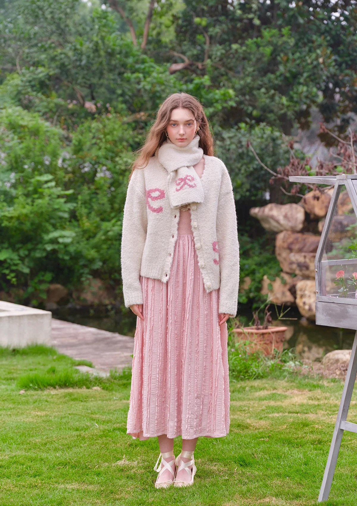 Strawberry Young Sister Knit Cardigan - Ascmtools