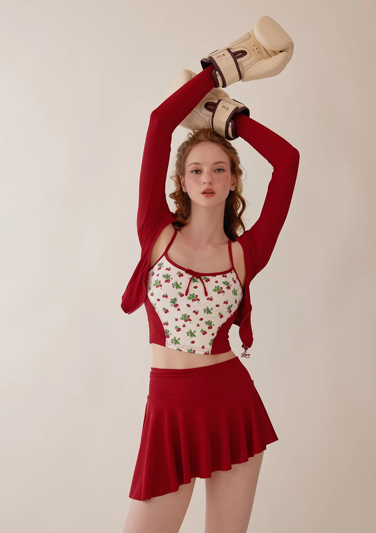 Vibrant Strawberry Sports Cardigan - Ascmtools